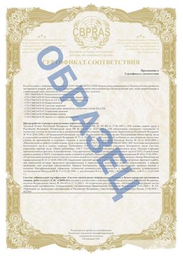 Образец Приложение к СТО 01.064.00220722.2-2020 Королев Сертификат СТО 01.064.00220722.2-2020 